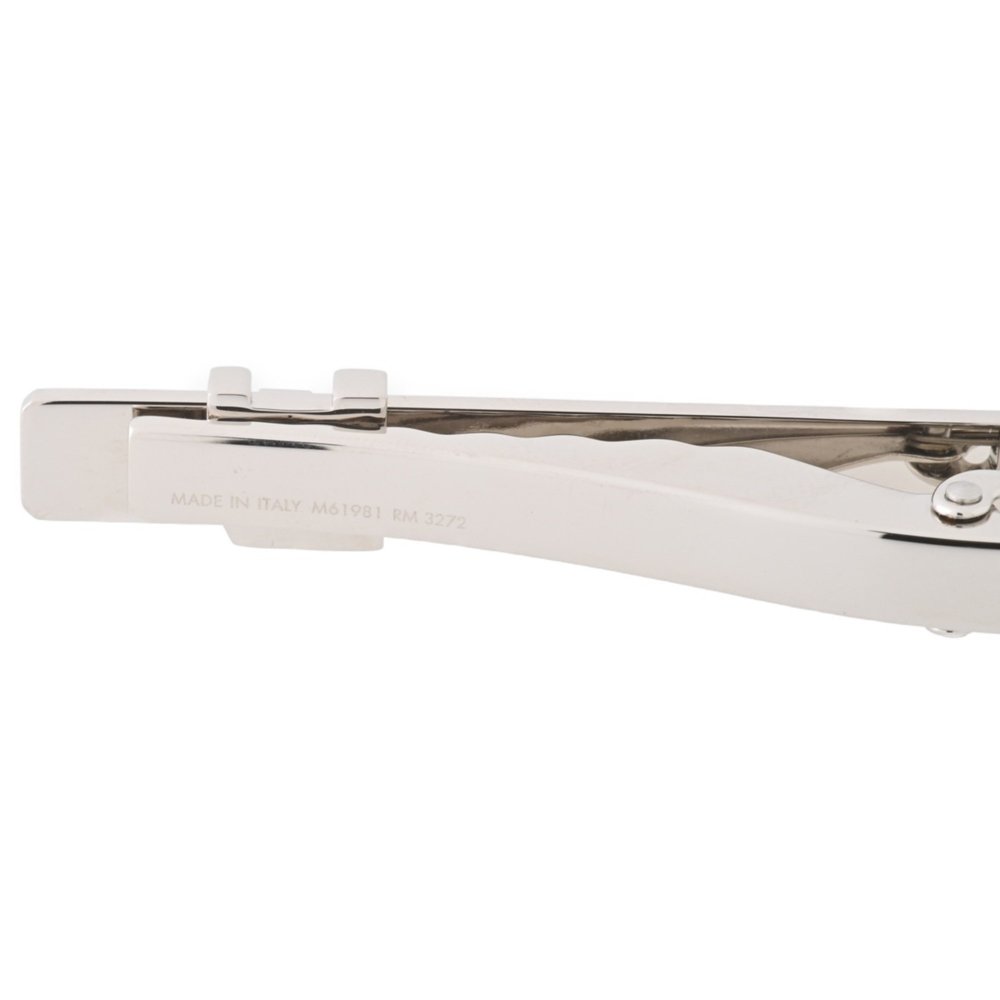 LOUIS VUITTON Tie Clip Pan Scravate LV Initial M61981 Metal Silver S-155919 - Picture 4 of 6